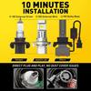 AUXITO 9008 H13 LED Headlight Bulbs Kit High Low Beam Super Bright Canbus 6500K