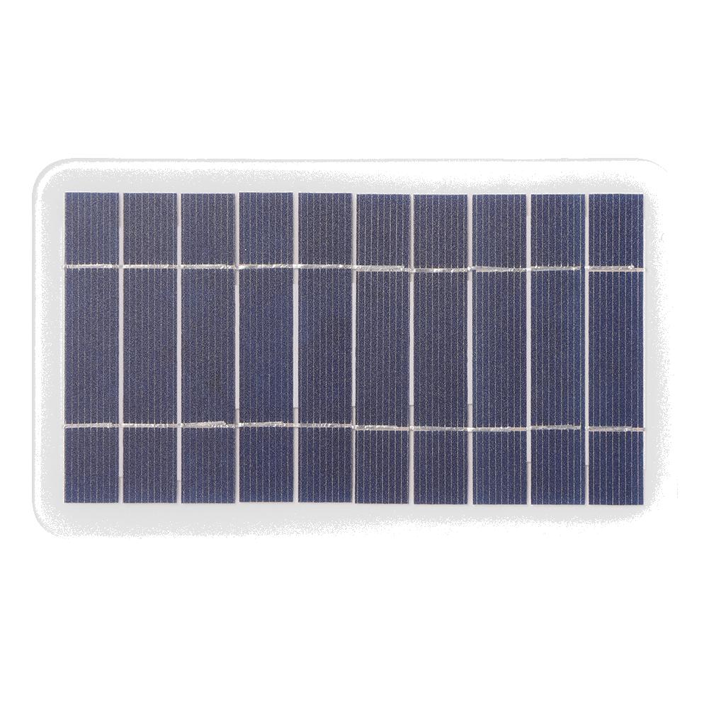 1/3/5 Pcs 2W 5V 400mA Solar Panel Portable Polysilicon Solar Chargers USB Port Outdoor Cell Mobile Phone Emergency Power Bank