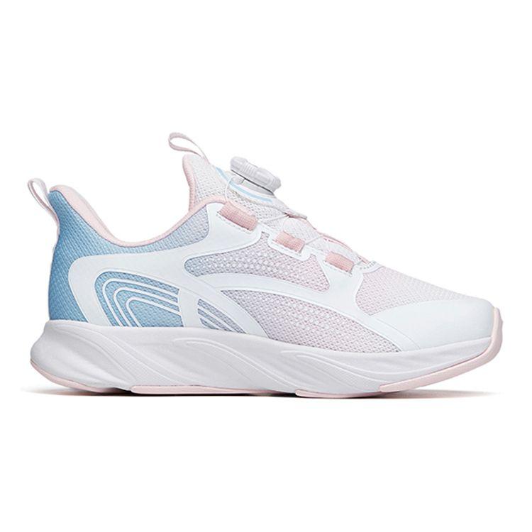Anta Red Flame Casual Durable Sports Shoes Kids Sneakers White Pink Blue 322215512-2