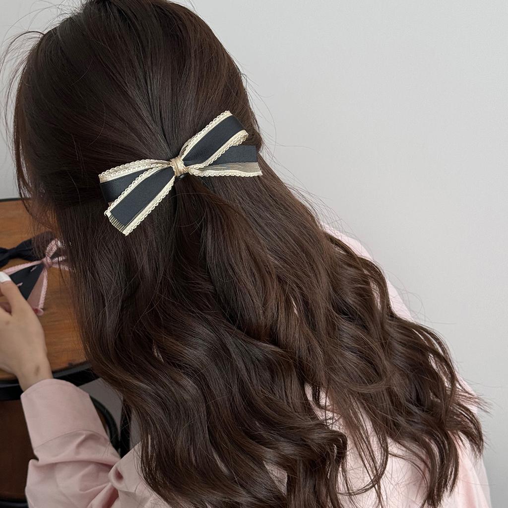 Koreańskie akcesoria spinka do włosów akcesoria dla kobiet dziewczynka kokarda kpop wiodąca moda modna popularna vintage krab barrette nowa