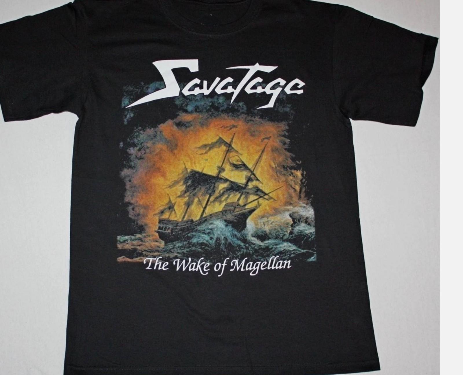 SAVATAGE MAGELLAN S Wake up Cotton Black For Men T-shirt S-45XL XXL