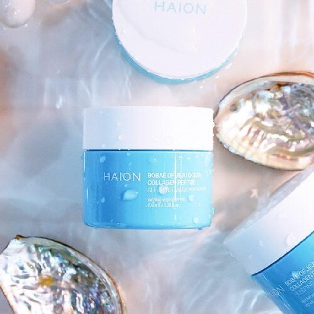 Collagen Peptide Sleeping Pack 100ml Applyable Night Pack Cream Mineral Hypoallergenic