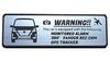 Honami Works <Small Size> C27 Late Serena Highway Star SERENA Highway STAR Security Emblem 24-Hour Surveillance Dash Cam GPS Tracker Sticker