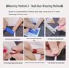 Elegant 3D Hand-painted Long Wearable Nails - European & American Style Manicure