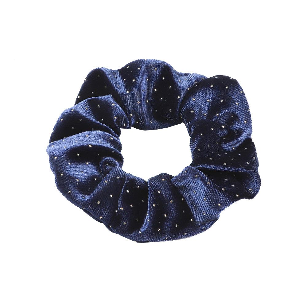 

Бархатные резинки для волос с золотым горошком, эластичные резинки для волос, держатель для хвостика для женщин и девочек, резинки для волос, резинки, модные зимние аксессуары для волос