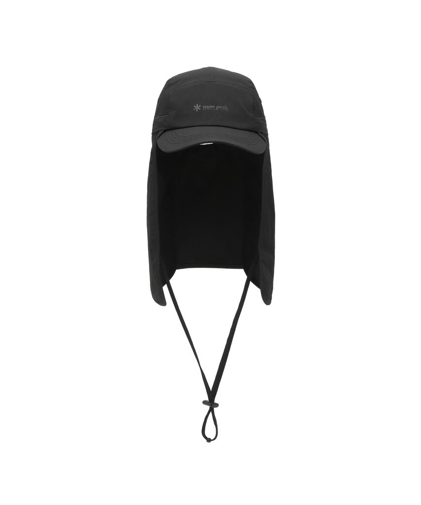 SNOWPEAK APPAREL Ecco Taslan Sunshade Camp Cap (S26Mufcp76) Black