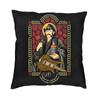 Hot Sale Jesus Meme Saint Lemmy Throw Pillow Cases for Sofa  cm Cushion Cover Living Room Decoration Creative Pillowcase