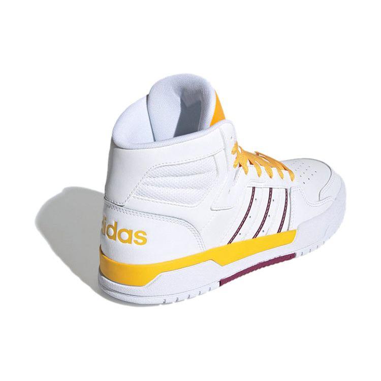 Adidas Neo Entrap Mid Gudetama Collaboration High-Top Sneakers Women Sneakers White Yellow FY2960