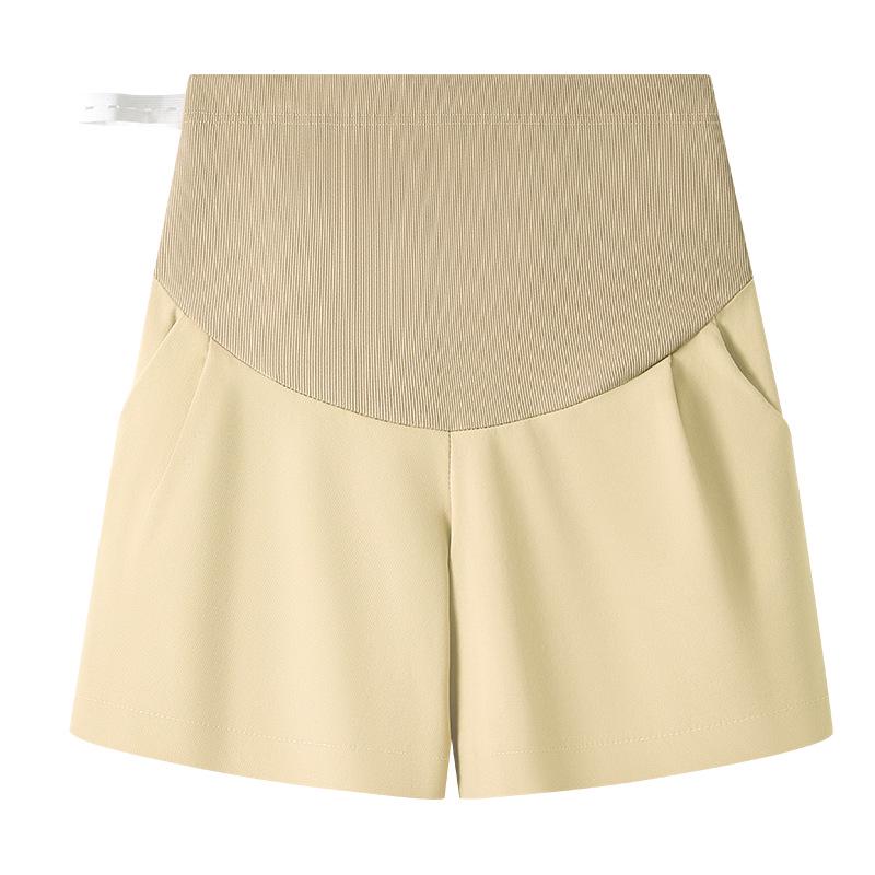 

High-Waist Belly Support Maternity Shorts - Breathable, Comfortable, Seamless, Slim Fit, Versatile Outerwear L (55-65 kg)