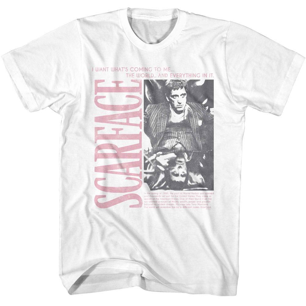 Scarface I Want What Coming To Me Men T Shirt XL