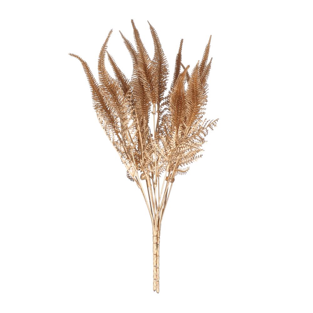 Faux Plant Simulation Flower Gift Box Adornment Artificial Plant Gold Silver Simulation Leaf Christmas Artificial Flower