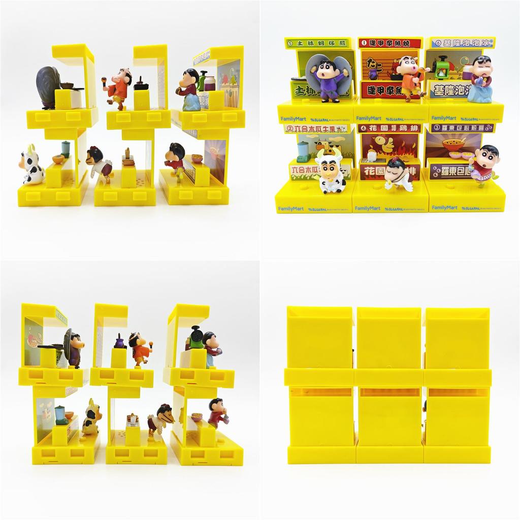 Adorable Crayon Shinchan Night Market Life Pvc Figurines For Collectors And Fans