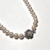 Used Comes with certificate of authenticity [High shine] Jewelry Maki Akoya pearl pearl necklace Silver 7.5-8mm pearl necklace