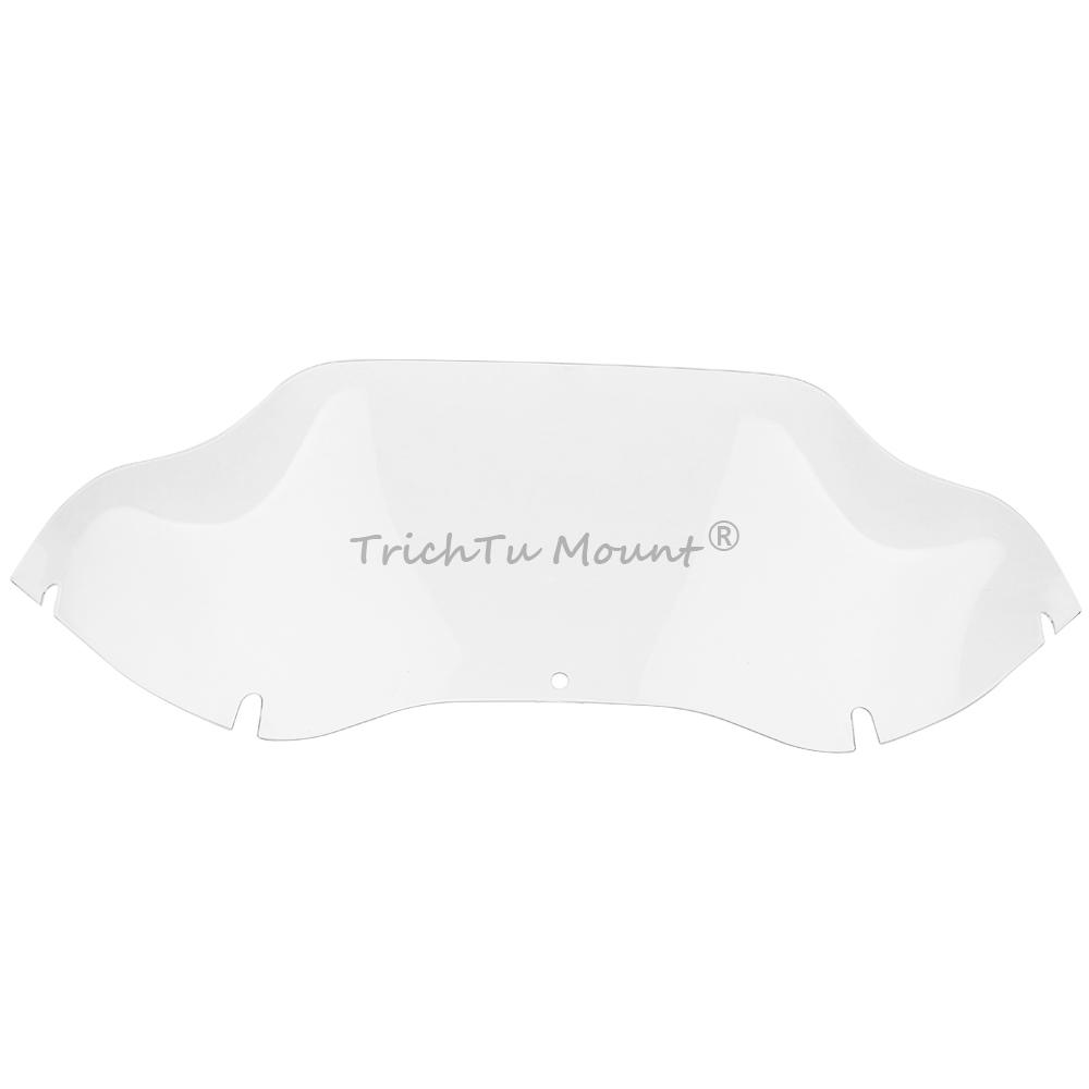 Motorcycle 9.5" Wave Windshield Fairing Deflector Cover Accessories For Harley Road Glide FLTR FLTRX Windshield Trim 1998-2013