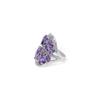 Vintage Purple Amethyst 925 Sterling Silver Ring - Boho Gemstone Jewelry
