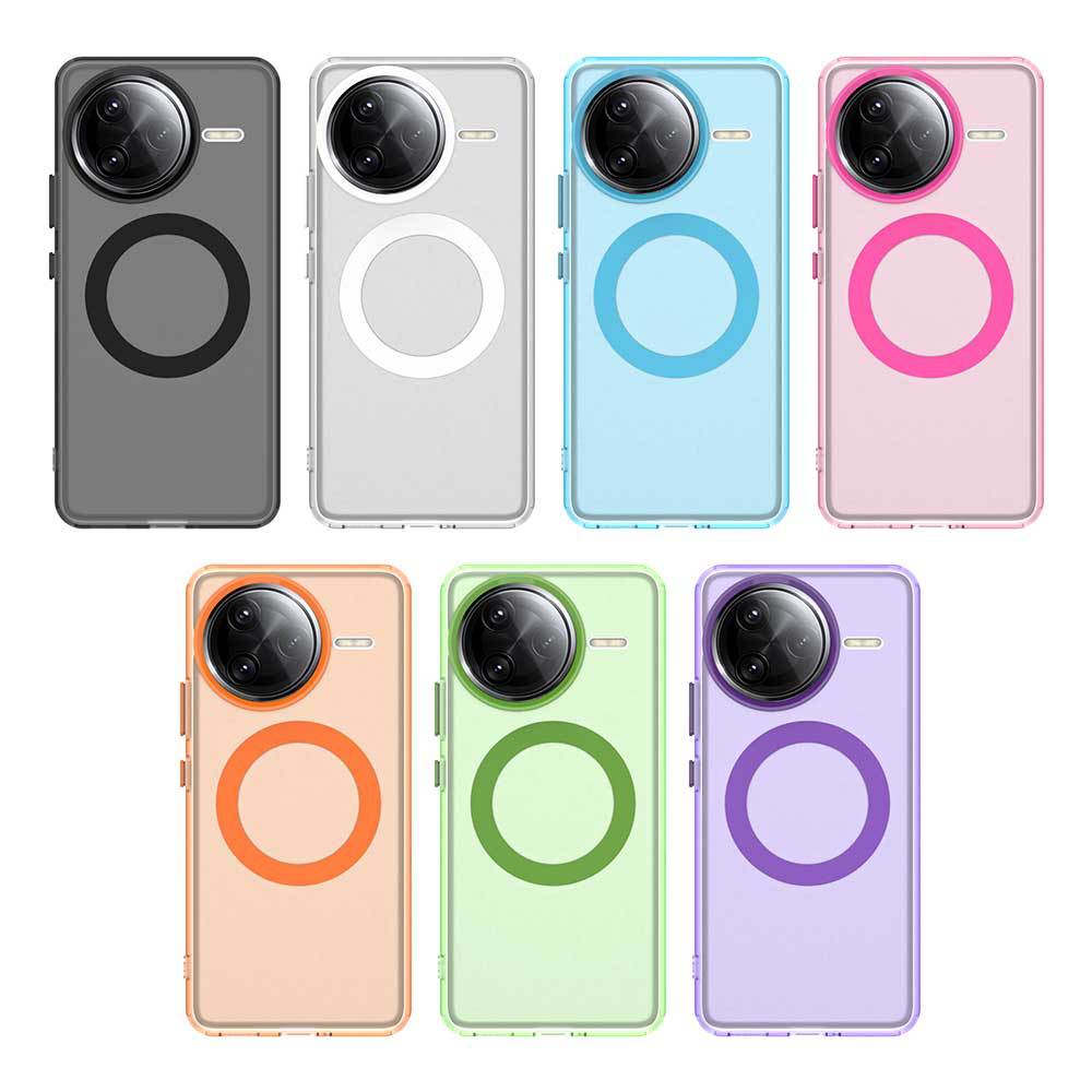 Applicable to Xiaomi Redmi 80Pro Candy Magnetic Mobile Phone Case Redmi K70E Frosted Redmi K70 Protective Case