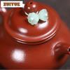 95ml Autentiska Yixing Lila Lera Tekannor Handgjord Pan Pot Rå Malm Dahongpao Lera Vattenkokare Kinesisk Zisha Teservis Cha Tillbehör