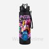 Anime K-Pop Demon Hunters Character Water Cup Large Capacity Outdoor Portable Rope Drinking Bottle Gift for Boys and Girls