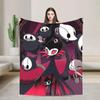 Hollow Knight The Night Blanket  Soft Warm Plush Throw for Kids Couch Chair Bed  Flannel Blanket Cover