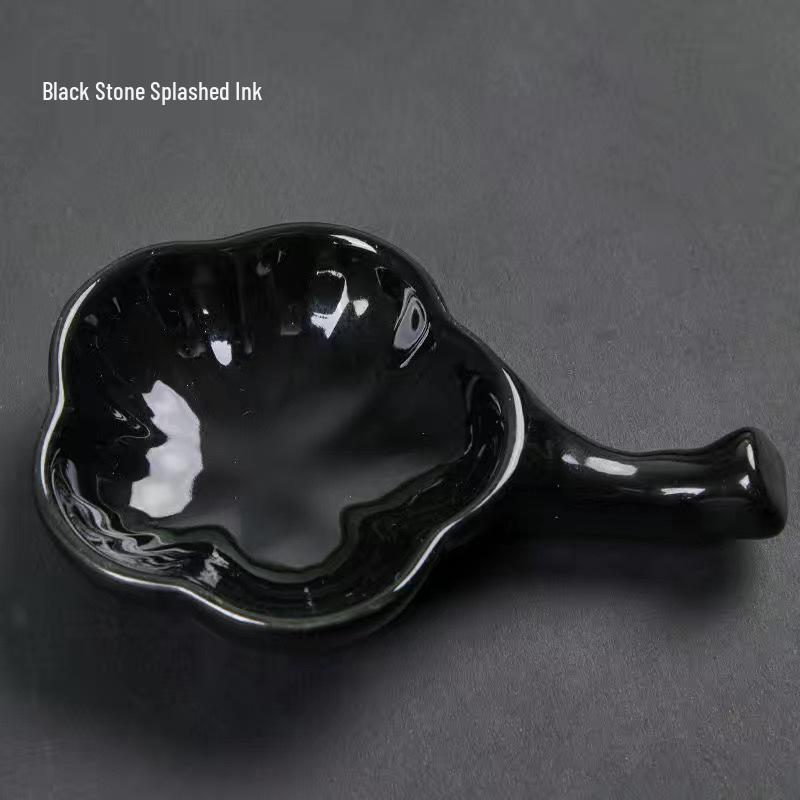 Ceramic Ink Butterfly Multifunctional Pen Rest and Ink Holder - Easy to Clean Water Dish Inkstone for Scholars and Beginners.