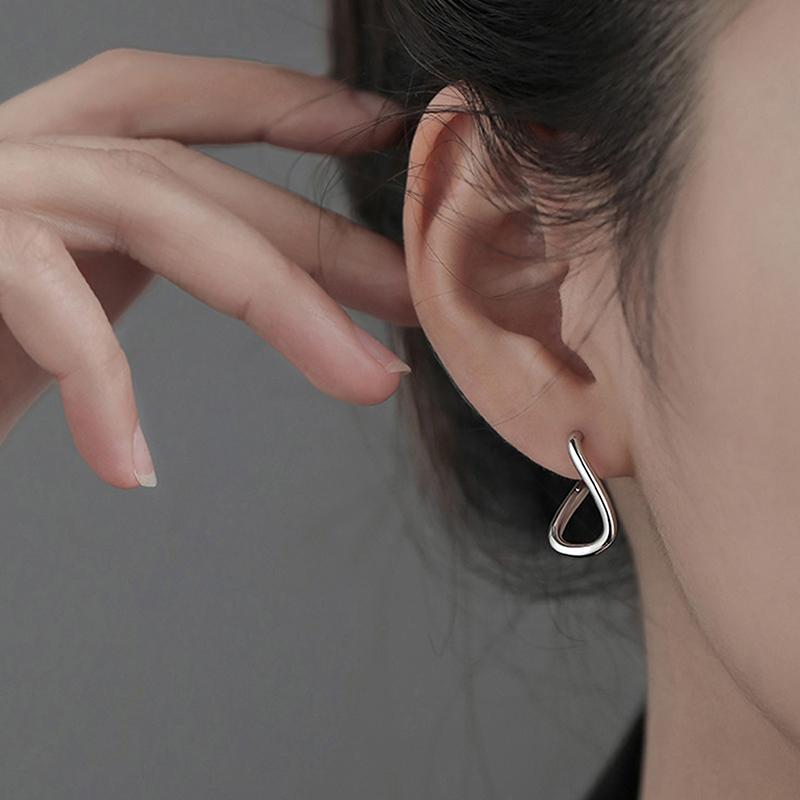 Серьги-кольца Модные Геометрические Изысканные Серьги Новый Нишевый Дизайн Вечеринка Свадебные Украшения Подарки OneSize