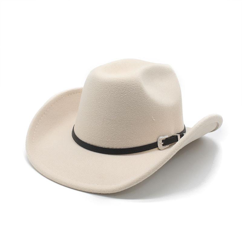 England Style Wool Felt Hat For Men With Wide Brim Sunshade Summer Fashion Accessory