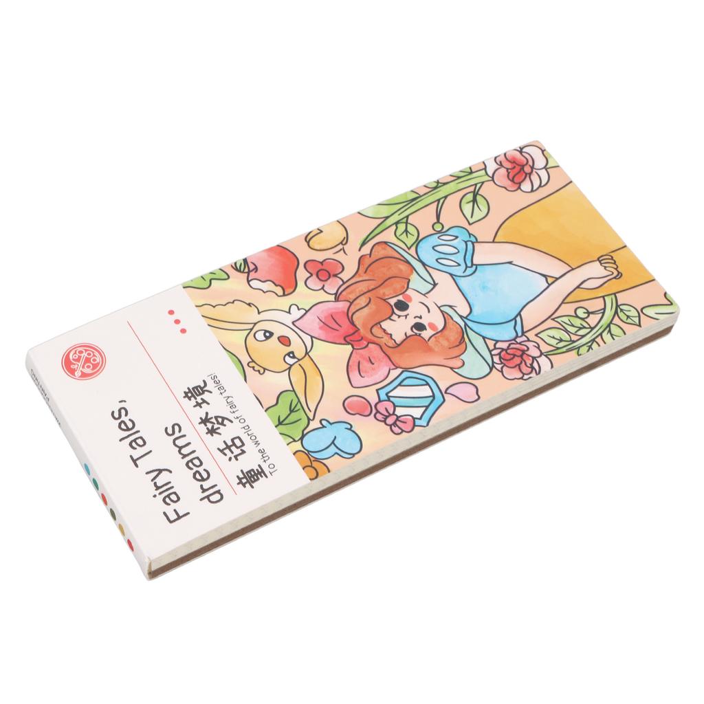 Pocket Painting Book Cartoon Theme Color Recognition Hand Eye Coordination Water Coloring Book for