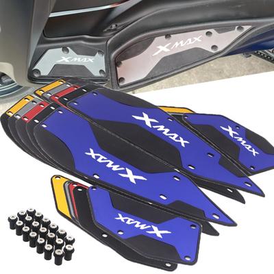 Motorcycle Foot Rest Plate Skidproof For XMAX300 Accessories XMAX 250 300 Aluminum Alloy Pedal Plate Modified Footrest