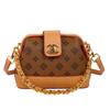 Versatile contrasting color retro bag women's new presbyopia shell bag shoulder messenger bag