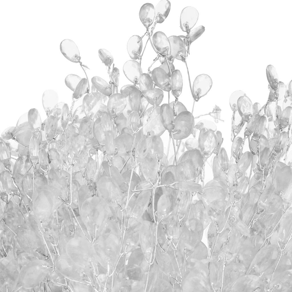 Decorative Acrylic Bead Artificial Flower Twigs Iron Wire Craft Branches for Home and Event Floral Arrangements