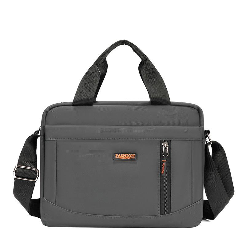 Multi-functional Outgoing Shoulder Bag Men's Commuter Portable Flat-panel Briefcase Business Crossbody Bag