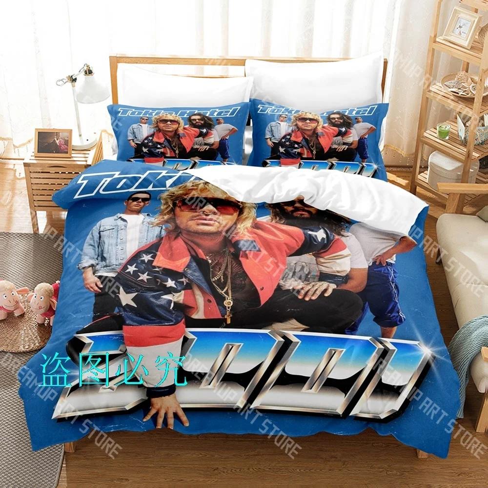 3D Print Tokio Hotel Album Bedding Set Single Twin Full Queen King Size Bed Set Adult Kid Bedroom Duvetcover Sets