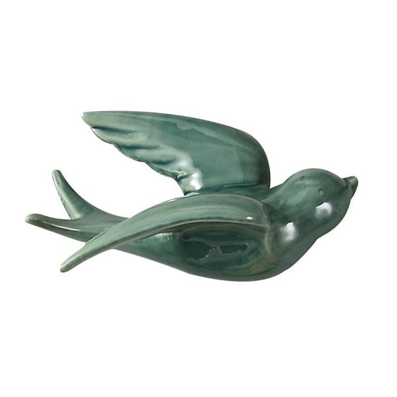 

1 шт. скандинавские красочные ласточки настенные подвесные украшения ремесла керамические настенные подвесные украшения для домашнего декора стены small