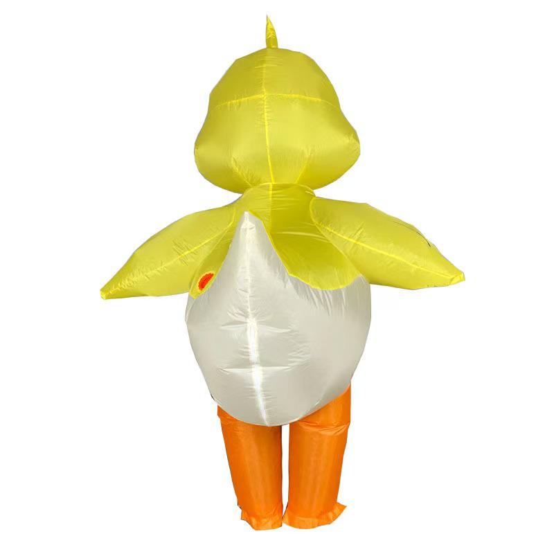 Inflatable Yellow Duck Costume - Funny Cosplay Outfit for Parties & Performances
