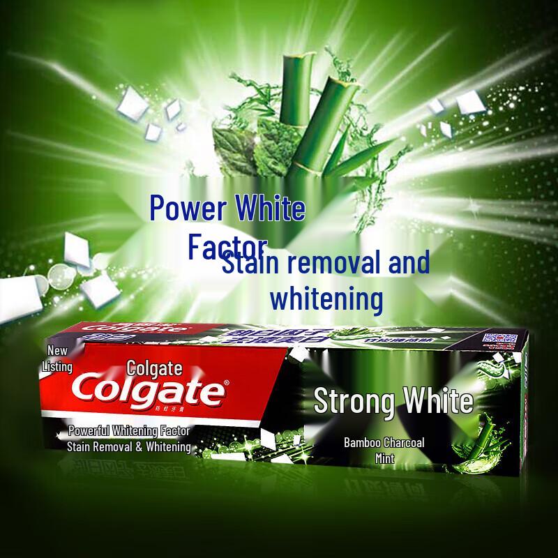 Colgate Powerful White Bamboo Charcoal Mint Toothpaste