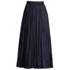 Elegant 2025 Autumn Women’s A-line Pleated Skirt with Elastic Waist – Korean Style