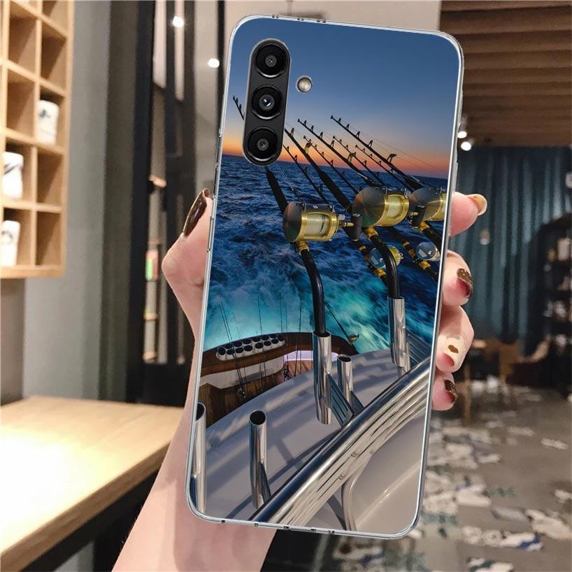 

Carp Fish Fishing Rod Hook Soft Phone Case For Samsung Galaxy A17 A16 A26 A36 A56 A15 A14 A13 A55 A54 A53 A35 A34 A33 A25 A24 A2 Samsung A24