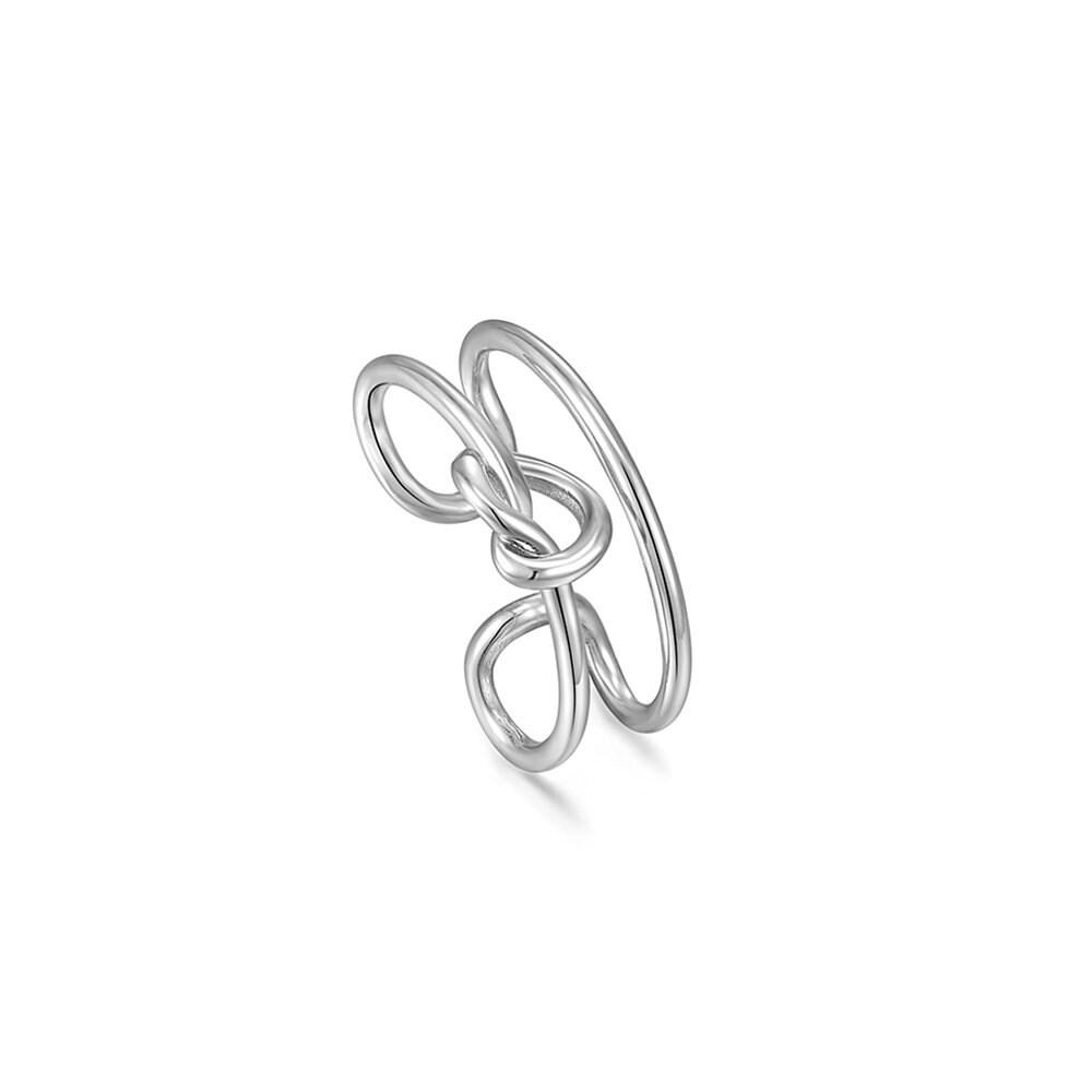 [Ania Hai] Minimal Line Note 925 Silver Ear Cuff E029-03H