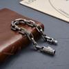 Viking Ouroboros punk bracelet for men copper vintage fashion jewelry street culture hip hop style
