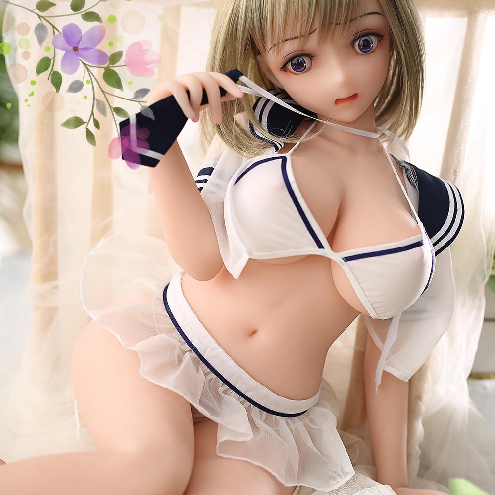 65cm/80cm/100cm/110cm Full Body doll, 3D Silicone Sex Doll Made Of Safe TPE Material With Realistic Vagina And Anal Opening, An Adult Sex Toy