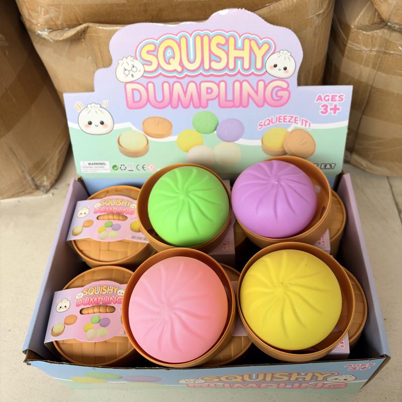 Internet Famous Slow Rebound Steamed Bun Stress Relief Squeeze Toy for Adults - Creative and Funny Decompression Tool