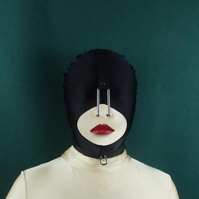 Nose Hook Headgear for Facial Domination BDSM Toy