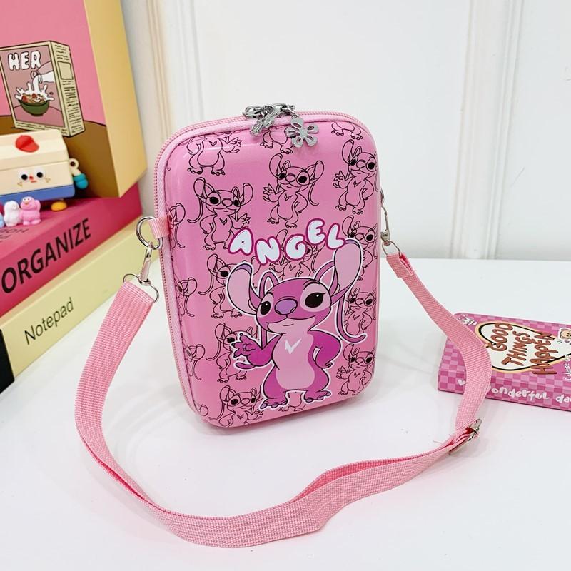 Eva Material Cute Stitch Hello Kitty Print Design Kids Student Crossbody Bag With Breathable Waterproof Design For School And Daily Use