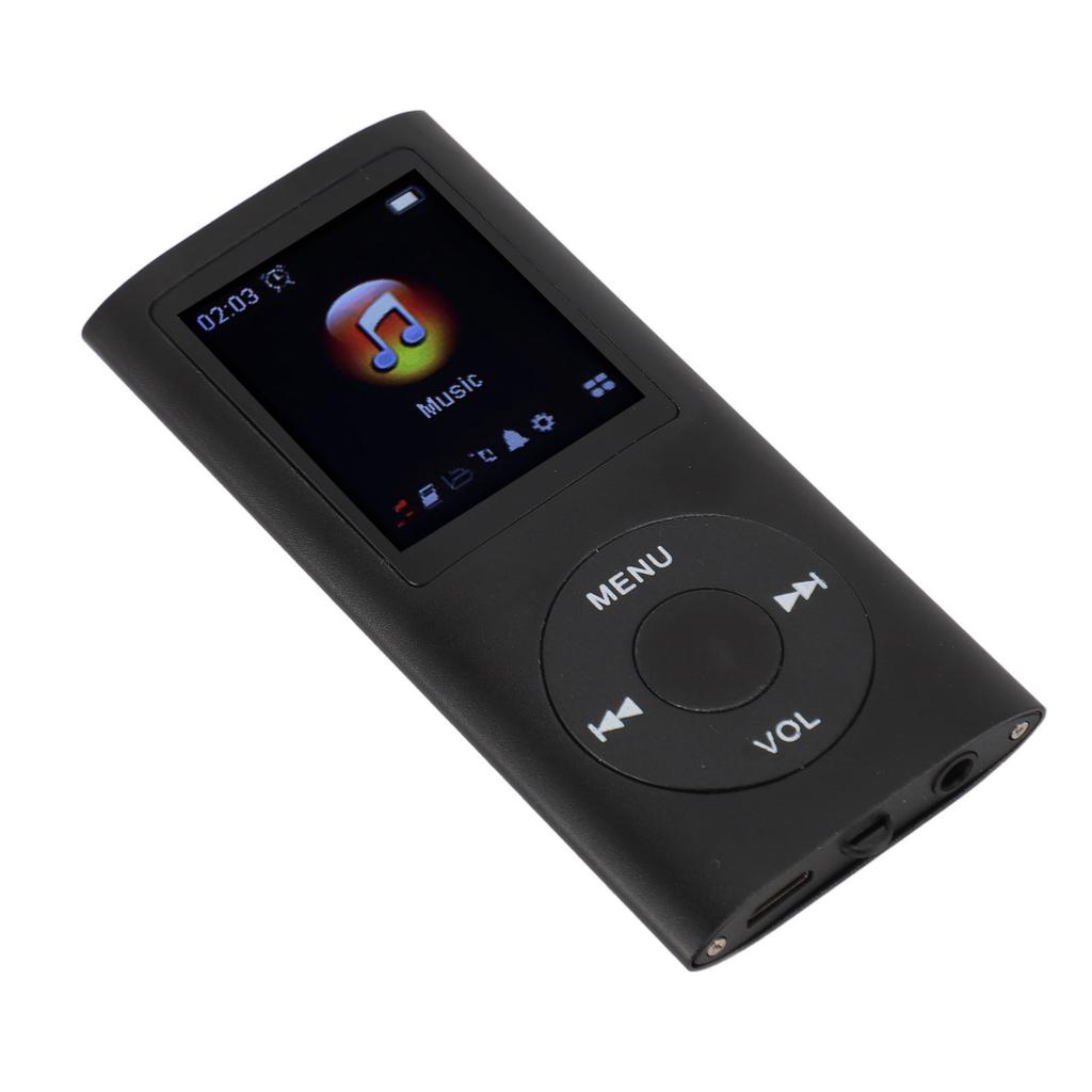 Portable MP3 Music Player 1.8inch TFT Screen HiFi Sound 7 Sound Effect Modes USB Rechargeable Digital Video Music