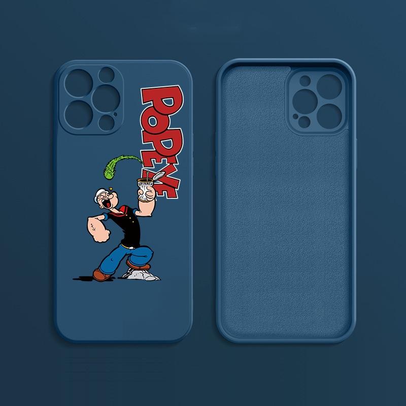 Прекрасный мягкий анимационный модный телефон для Iphone Mini Plus 6s Max 8 7 6 XS X Pro 12 14 13 XR 11, прямой мягкий силиконовый чехол из ТПУ Iphone 11 синий