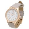 Field Work Women's Analog Watch SO Teyan ASS179-3 Leather Belt Solar Recharge Gray