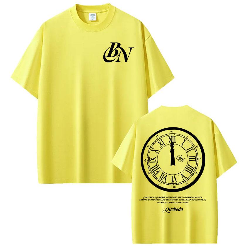 

Quevedo Buenas Noches Album 2025 Merch T Shirts Men Women Casual Fashion Cotton Short Sleeve T-shirts Retro Oversized O-Neck Tee 4XL