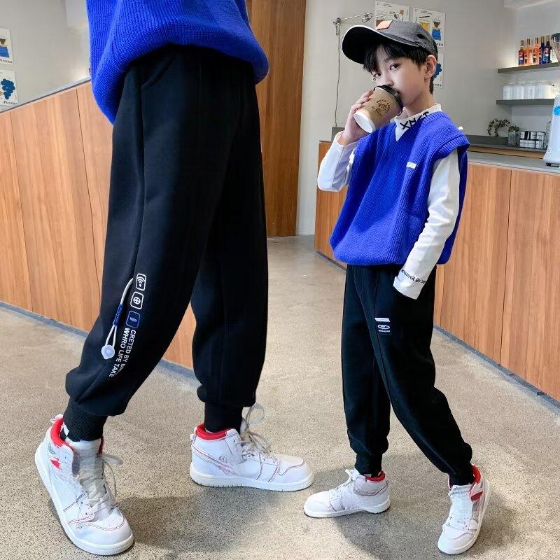 Dětské kalhoty jarní novinka dětské ležérní kalhoty dětské kalhoty jarní kojenecké kalhoty volné stahovací kalhoty