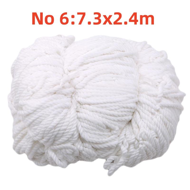1 pz Rete da Calcio Rete da Calcio a Grandezza Naturale Per Pali da Calcio Allenamento Sportivo Junior 1,8m*1,2m 3m*2m 7,3*2,4m Rete da Calcio