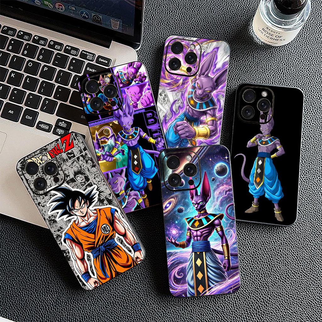 for Apple iPhone 17 Pro XS Max Air 6 7 8 Plus 5 + SE 2022 SE2 16E Phone Cover Case Super Beerus Dragons Gokus Balls DragonBalls